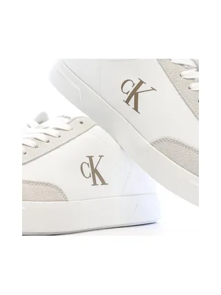 Baskets Blanches/Beiges Homme Calvin Klein Jeans Low Prof 7