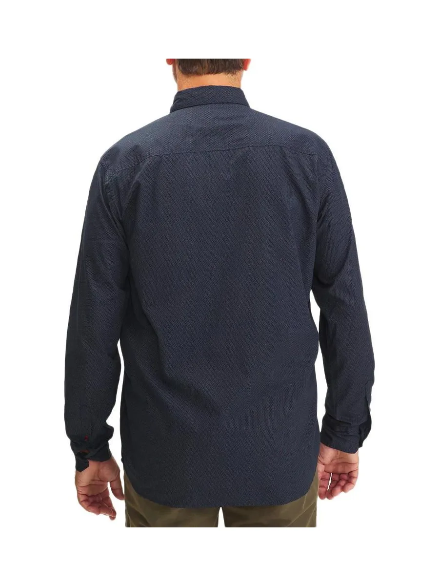 Chemise Manches Longues Noir Homme TBS Yahirche 3