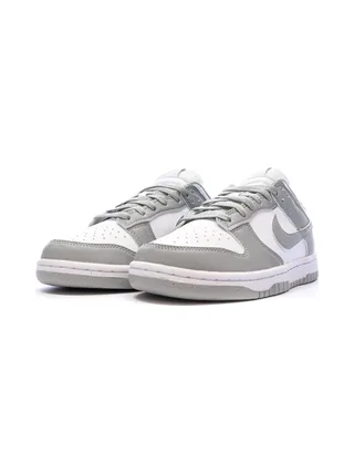 Dunk Low Baskets Blanches/Grises Femme Nike 6
