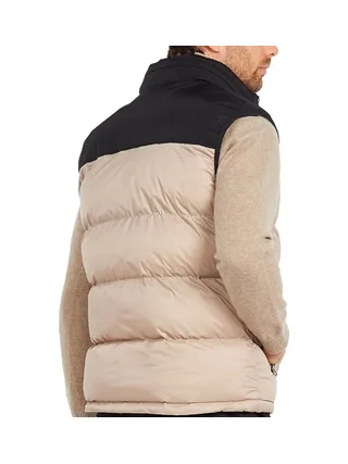 Doudoune sans manche Beige Homme Schott Utahv 2