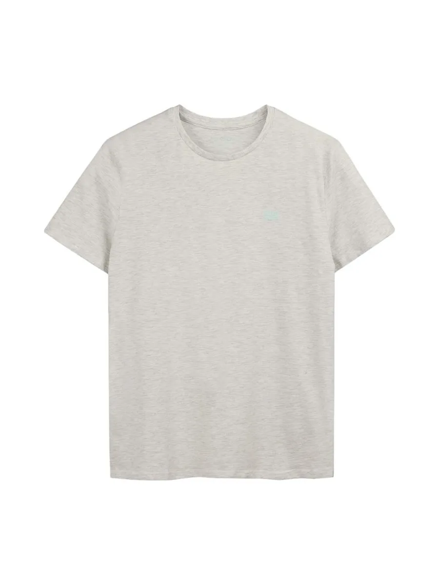 T-shirt Gris Chiné Homme Teddy Smith Total 1 2
