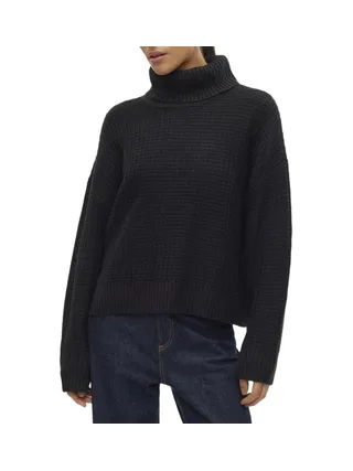 Pull Noir Femme Vero Moda Momega 1