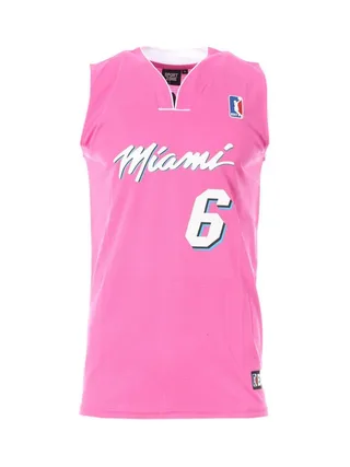 Miami Maillot de basketball Rose Homme Sport Zone Miami 6 1
