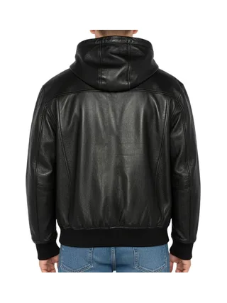 Blousons Noir Homme Schott Cuir LCHOOD 3