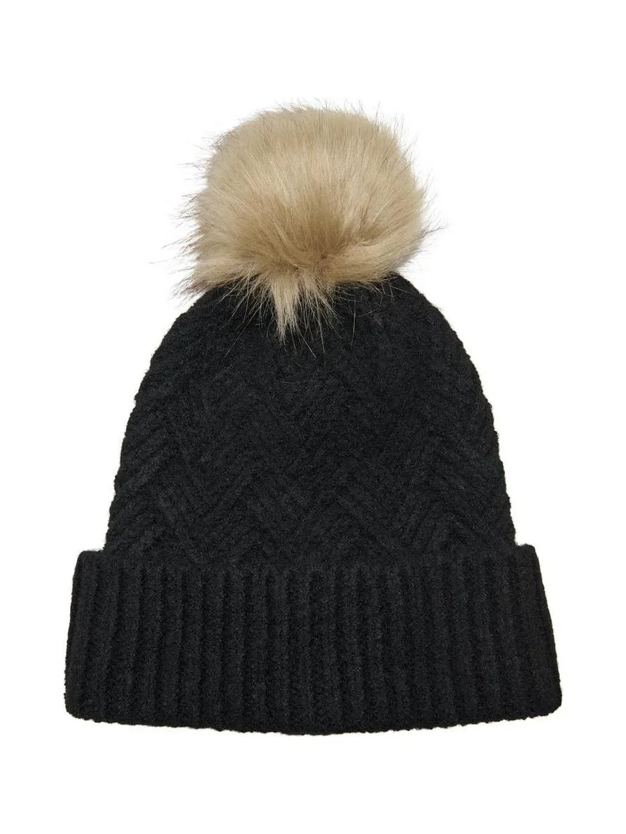 Bonnet Noir Femme Only Beanie 2