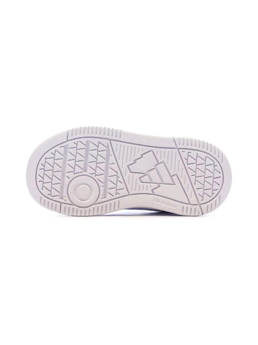 Baskets Blanc/Rose Fille Adidas Tensaur 6