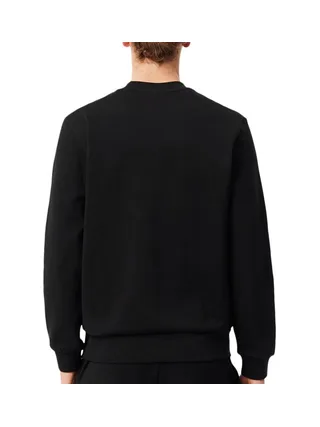 Sweat Noir Homme Lacoste SH9608 2