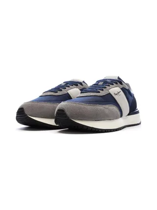 Baskets Bleu Homme Pepe jeans Buster Supra 6