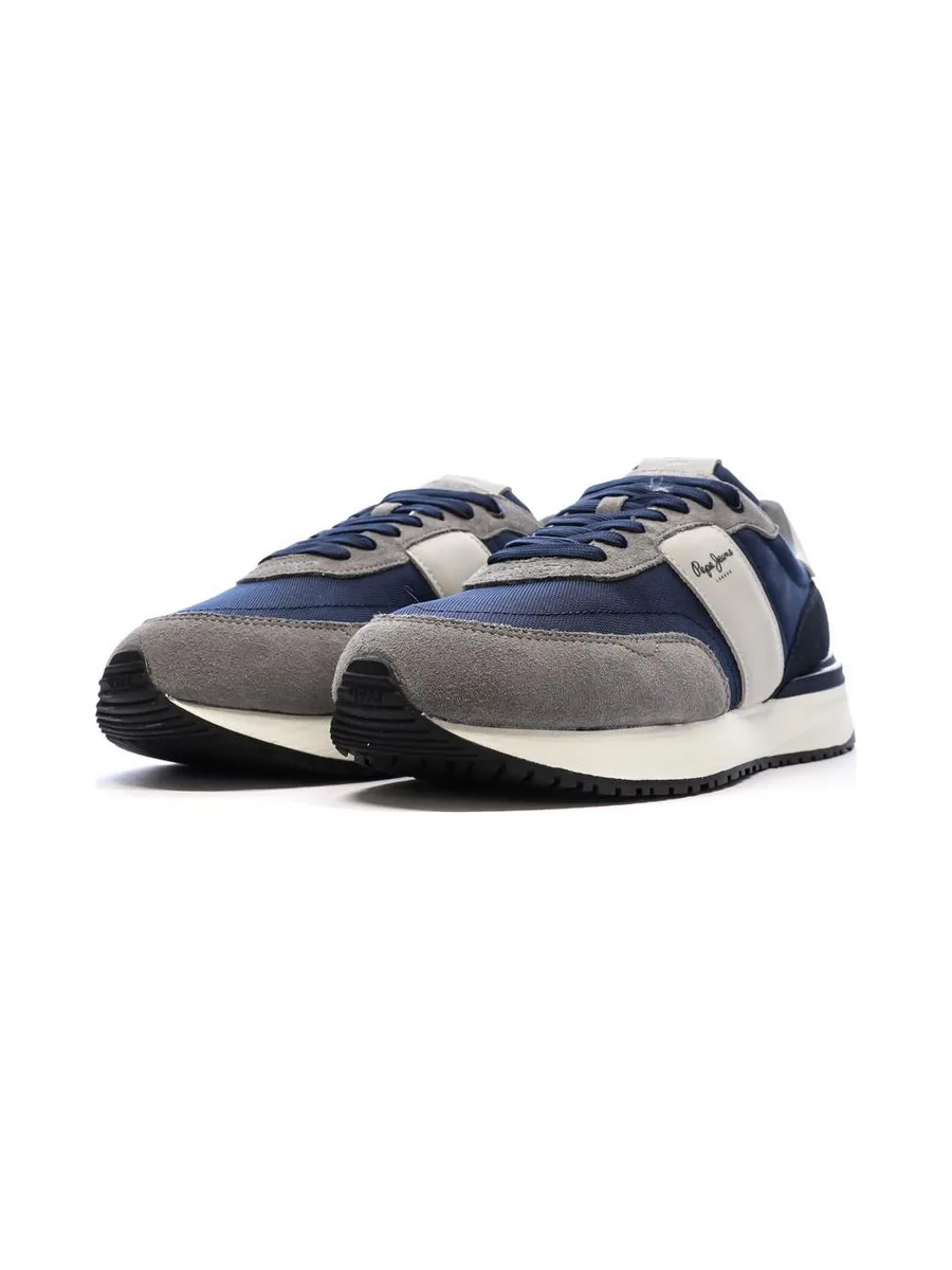 Baskets Bleu Homme Pepe jeans Buster Supra 7
