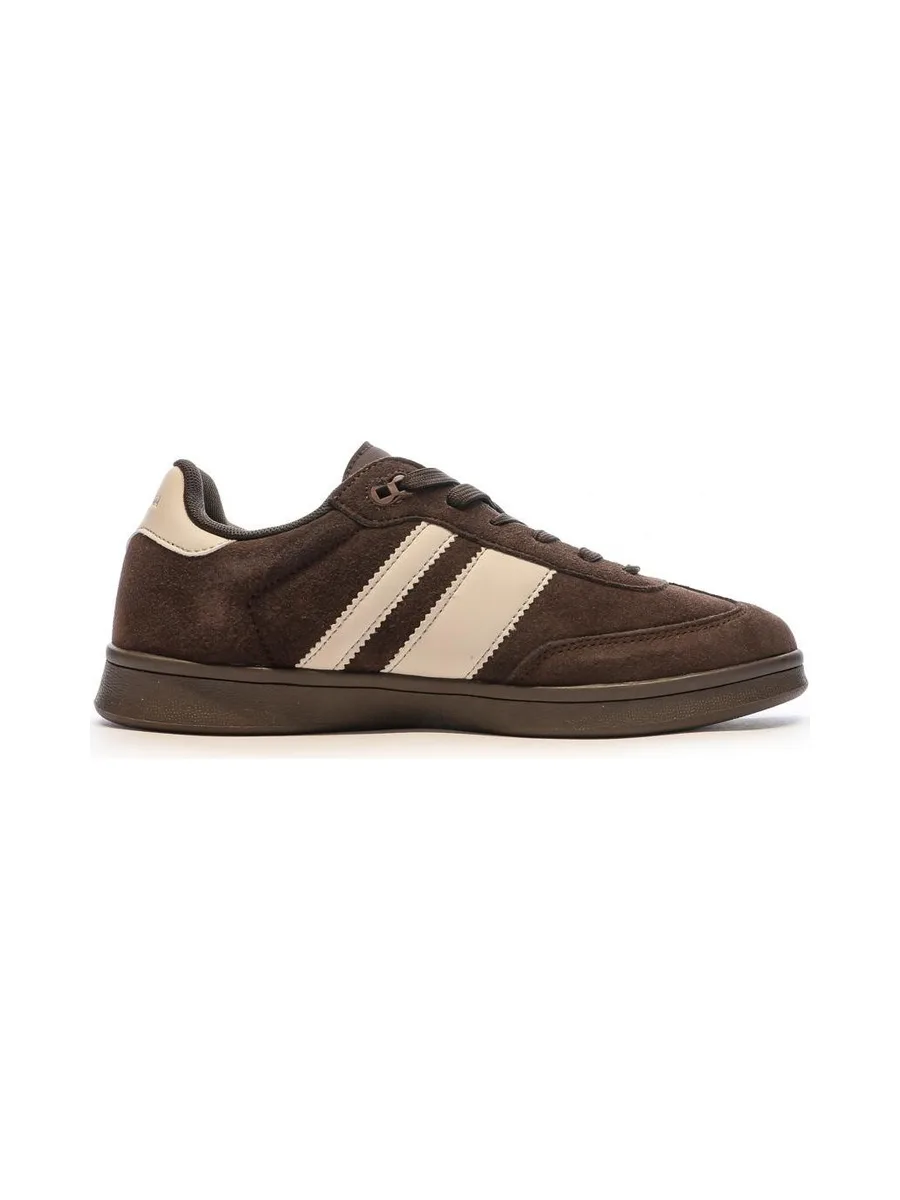 Baskets Marron Homme Teddy Smith White Suede 3