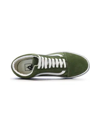 Baskets Vertes Homme Vans Old Skool 4