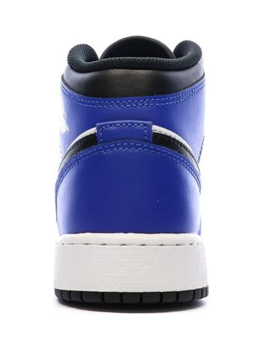 Baskets Bleues/Blanches Garçon Nike Air Jordan 1 Mid 4