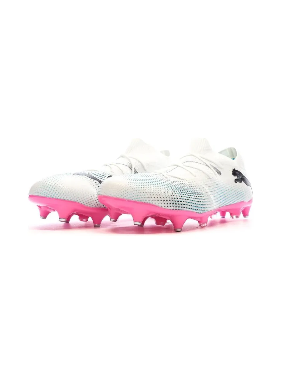 Chaussures Football Blanc/Bleu Homme Puma Future 7 Match 7