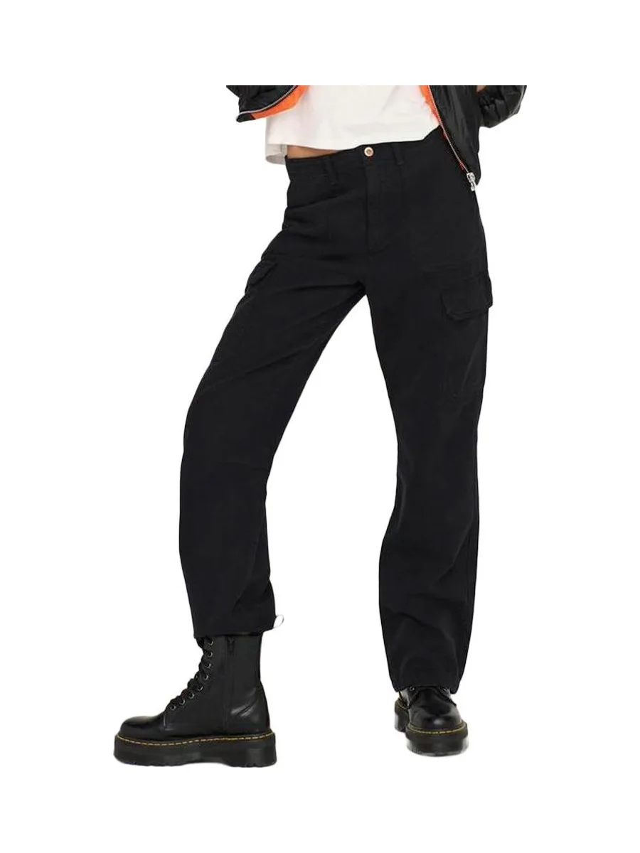 Pantalon fluide Noir Femme Only Onlmalfy 2