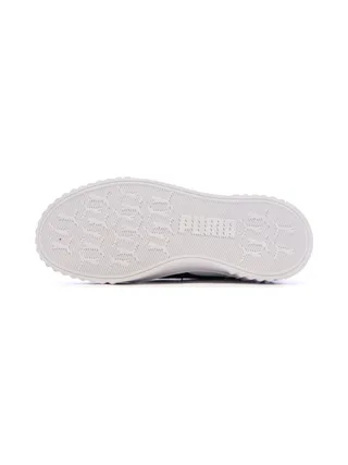 Baskets Blanc/Noir Femme Puma Carina 3.0 Luxe 5