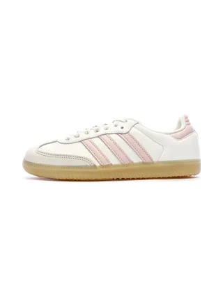 Samba Baskets Beige/Rose Femme Adidas 1
