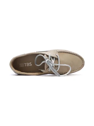 Chaussures bateau Beige Femme TBS Bateau Cow Nubuck London 4