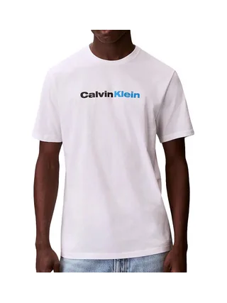 T-Shirt Blanc Homme Calvin Klein Jeans 30s Eu Wholesale 1
