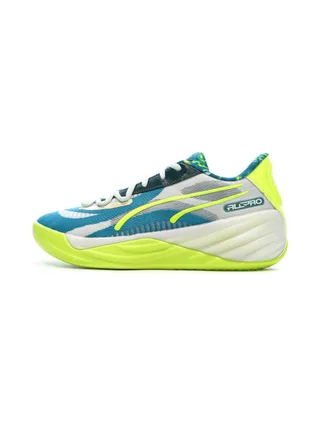 Chaussures de basketball Bleu/Verte Homme Puma All-pro Nitro 1