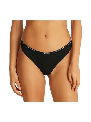 String Noir Femme Tommy Hilfiger Thong UW0UW05741 1