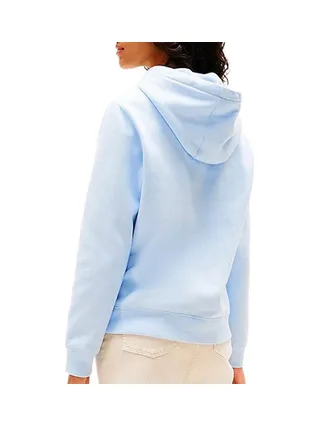Sweat à Capuche Bleu Femme Tommy Hilfiger Flag1 2