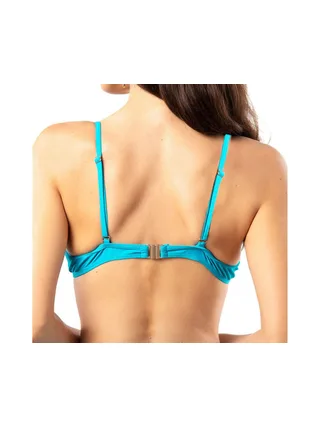 Haut de Bikini Turquoise Femme Sun Project Push Up 2