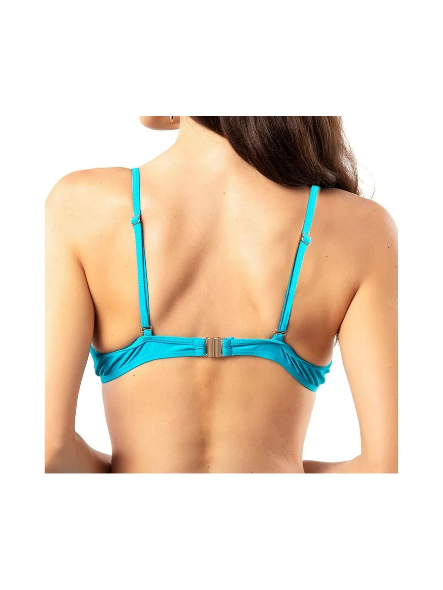Haut de Bikini Turquoise Femme Sun Project Push Up 3