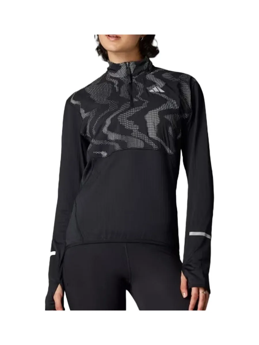 Haut d'entraînement Marine Femme Adidas Hivis 2