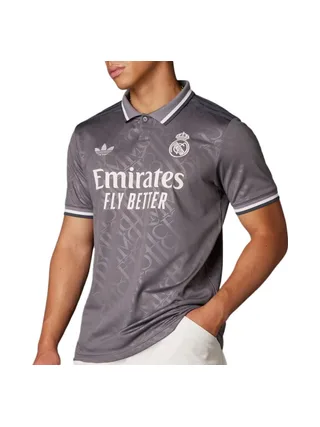 Real Madrid Maillot de football Gris Homme Adidas 24/25 Troisième maillot 1
