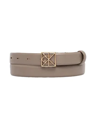 Ceinture Taupe Femme Calvin Klein Jeans Emblem - T 1