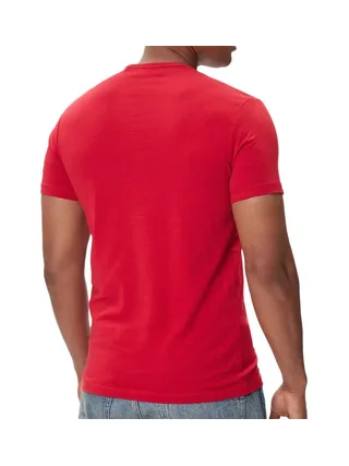 T-Shirt Rouge Homme Pepe jeans Original Basic 3n 2