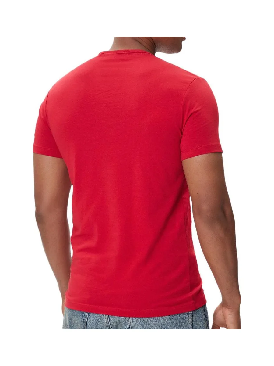 T-Shirt Rouge Homme Pepe jeans Original Basic 3n 2