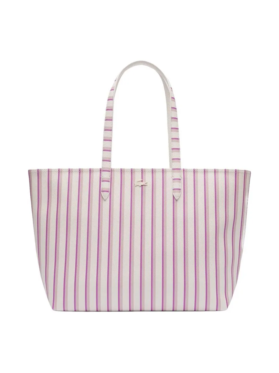 Sac Cabas Réversible Rose/Blanc Femme Lacoste Anna 2