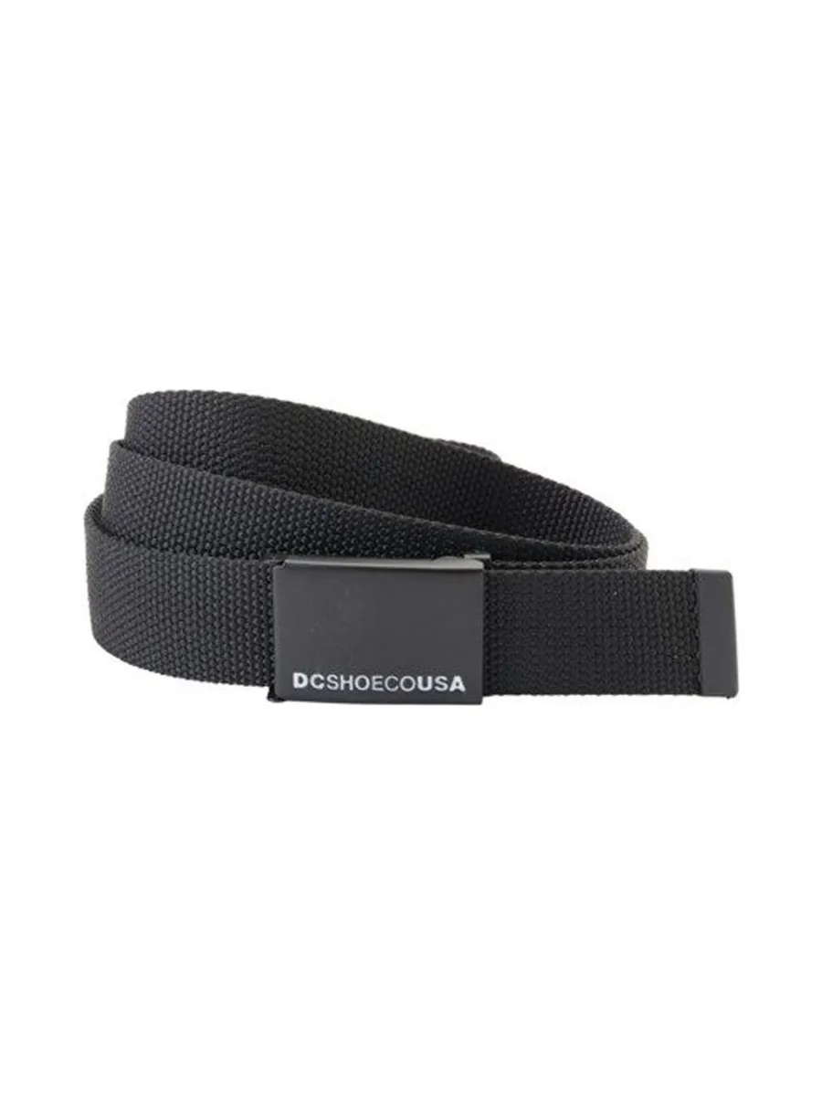 Ceinture en Tissu Noir Homme Dc shoes Web Belt 3 2