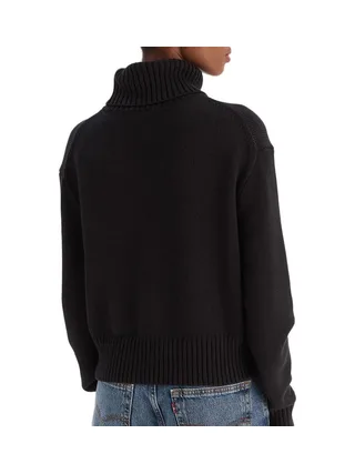 Pull Noir Femme Calvin Klein Jeans Chenille 2