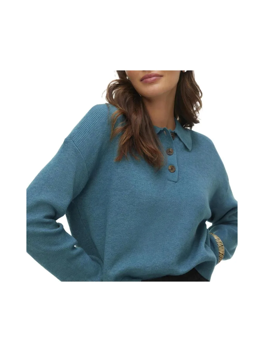 Pull Bleu Femme Vero Moda Exciting 2