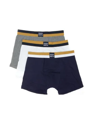 Lot de 3 Boxers Marine/Blanc/Gris Homme Teddy Smith 1TS/52/9 1
