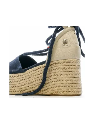 Chaussures compensées Marine Femme Tommy Hilfiger Linen 6
