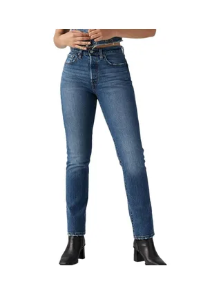 Jean 501 Bleu Femme Levi's Med Indigo 12501 1