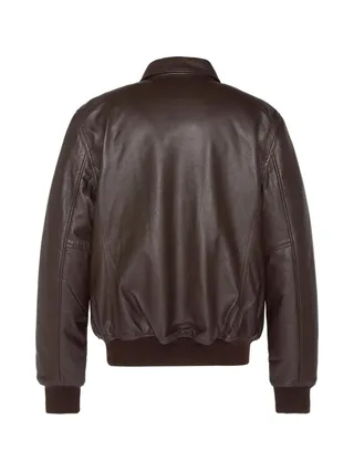 Blouson cuir Marron Homme Schott LCJET 2