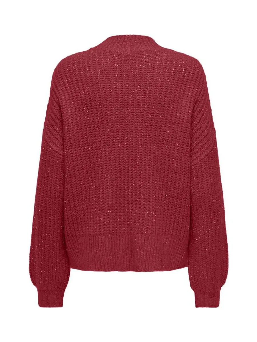 Pull Rouge Femme Only Rubine 3