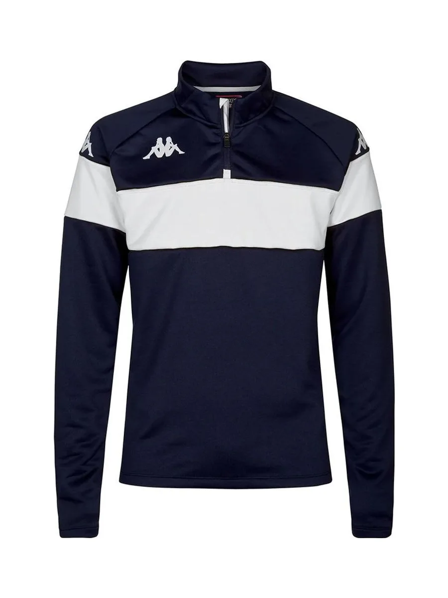Sweat Marine/Blanc Garçon Kappa Dovare 2024 1
