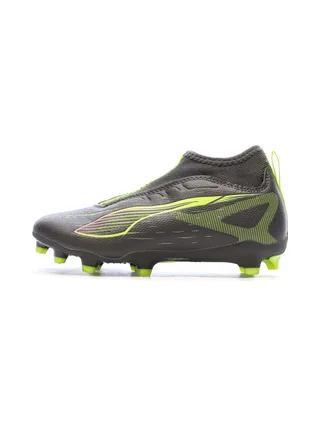 Chaussures de football Grises/Jaunes Garçon Puma Ultra 5 1
