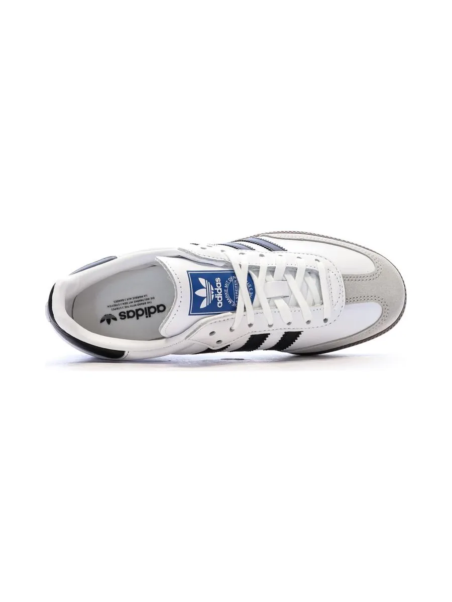 Samba Baskets Blanches/Noires Mixte Adidas 5