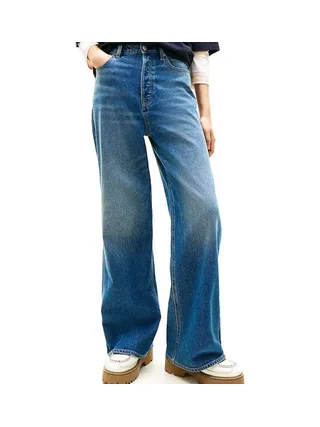 Jean Large Bleu Femme Tommy Hilfiger Claire 1