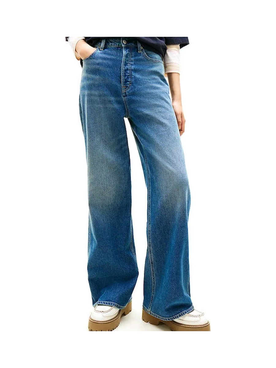 Jean Large Bleu Femme Tommy Hilfiger Claire 2