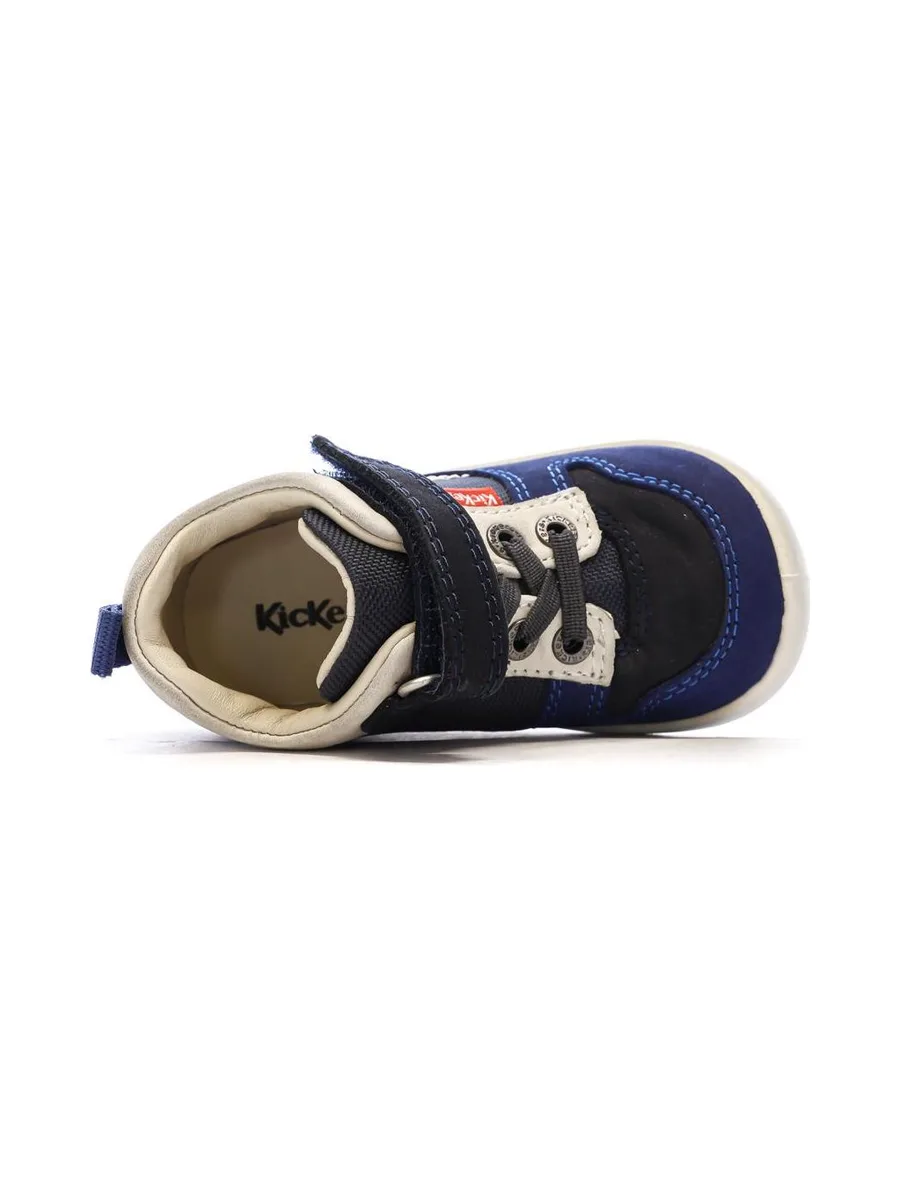 Baskets Hautes Marine Garçon Kickers Bottillon 5