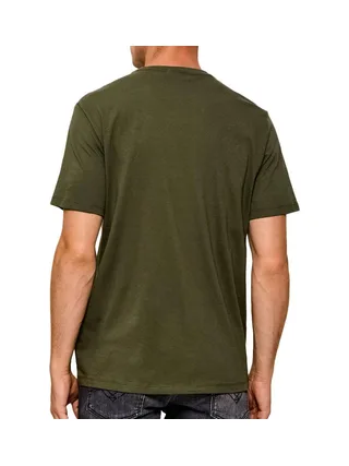 T-Shirt Kaki Homme Calvin Klein Jeans Classic Monogram 2