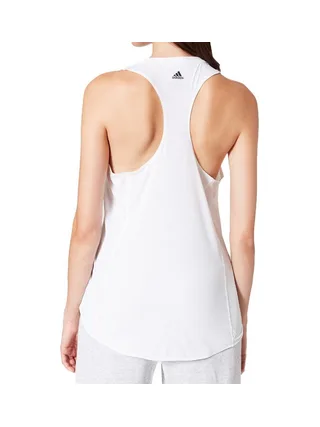 Débardeurs Blanc Femme Adidas barlogo 2