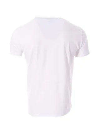 T-shirt Blanc/Vert/Noir Homme RMS26 91264 2